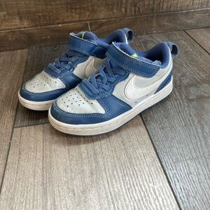 Kids Blue and White Sneakers